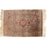 Oriental half-silk carpet