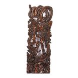 Asian coromandel wood decorated depicting Garuda