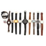 Lot including 10 wristwatches