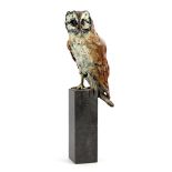 Anonymous, bronze sculpture of an owl