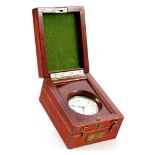 Russian pocket watch with address Noet in walnut box