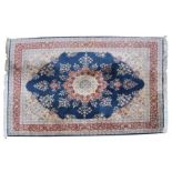 Hand-knotted woolen rug