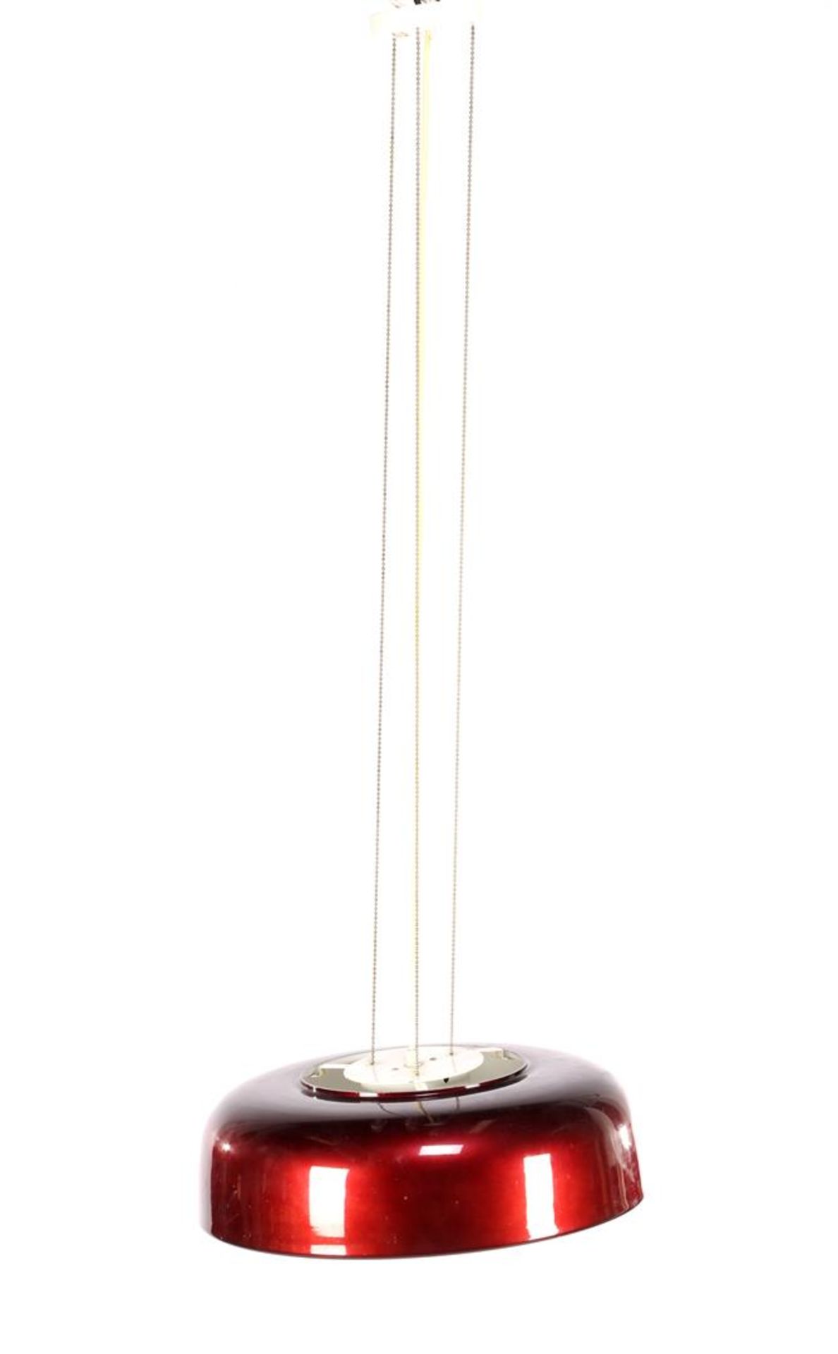 RAAk Amsterdam, brown with white 2-lit glass hanging lamp