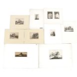 8 various etchings including Georg Leopold Rotti