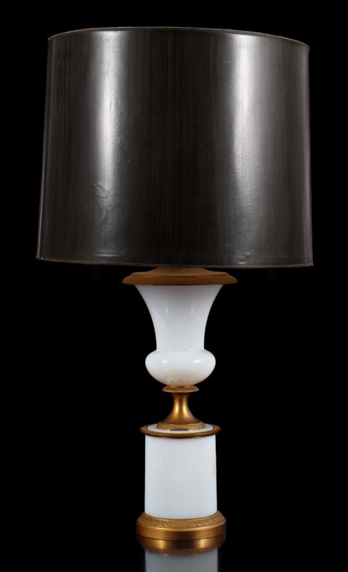 Classic opaline glass table lamp