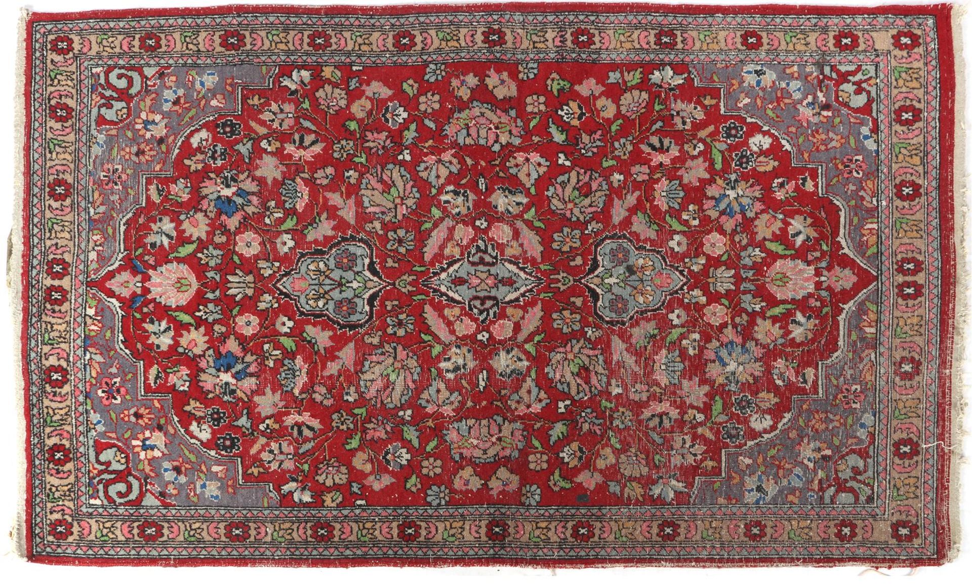 Hand-knotted carpet with Oriental décor