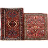 2 hand-knotted wool carpets