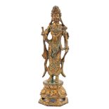 Bronze Asian Tara sculpture