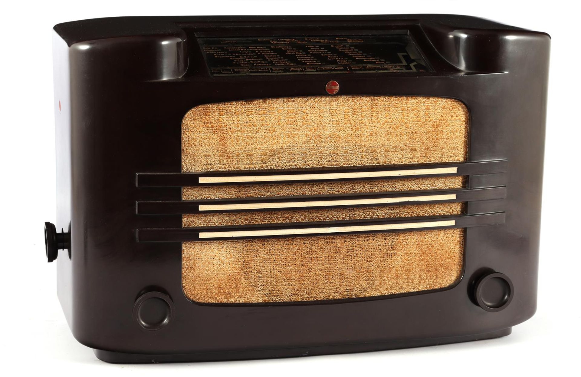 Philips radio in bakelite cabinet