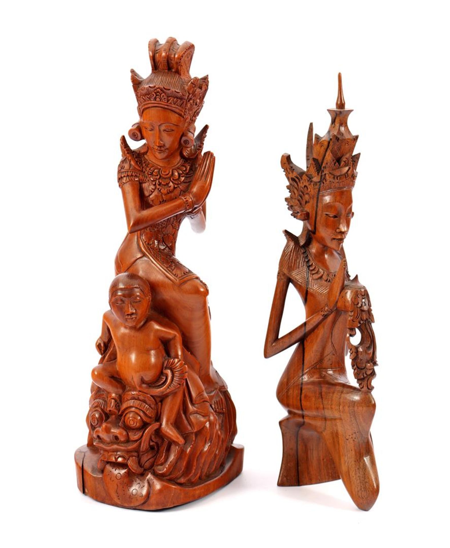 Anonymous, carved Balinese statue of a dancer