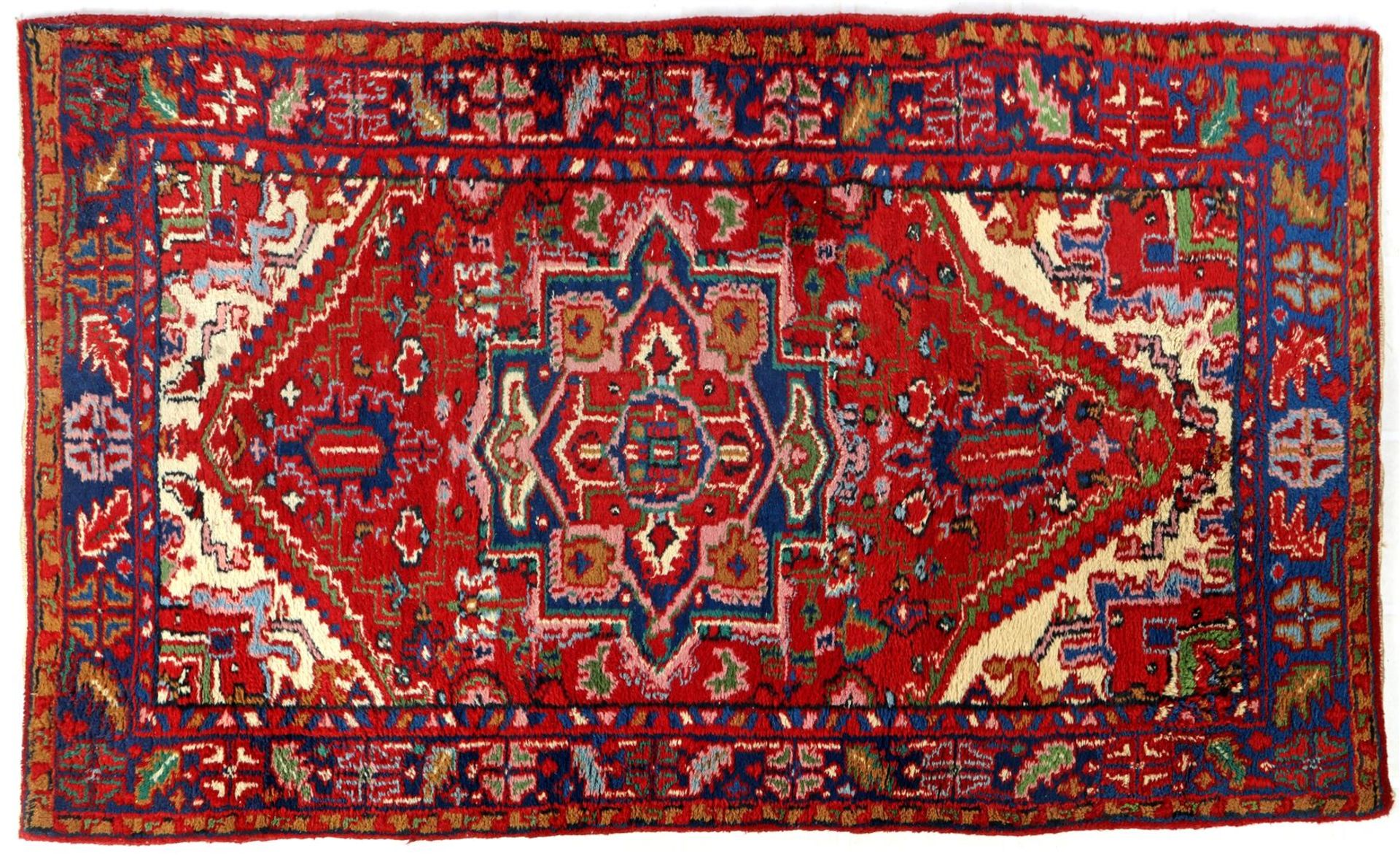 Hand-knotted carpet with Oriental décor