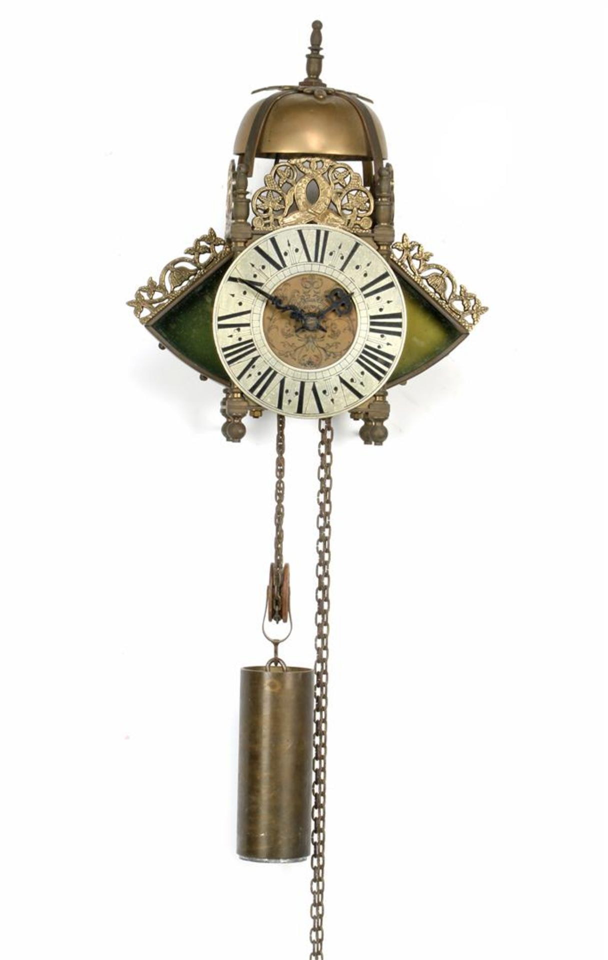 Brass lantern clock