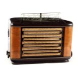 Philips radio in bakelite case