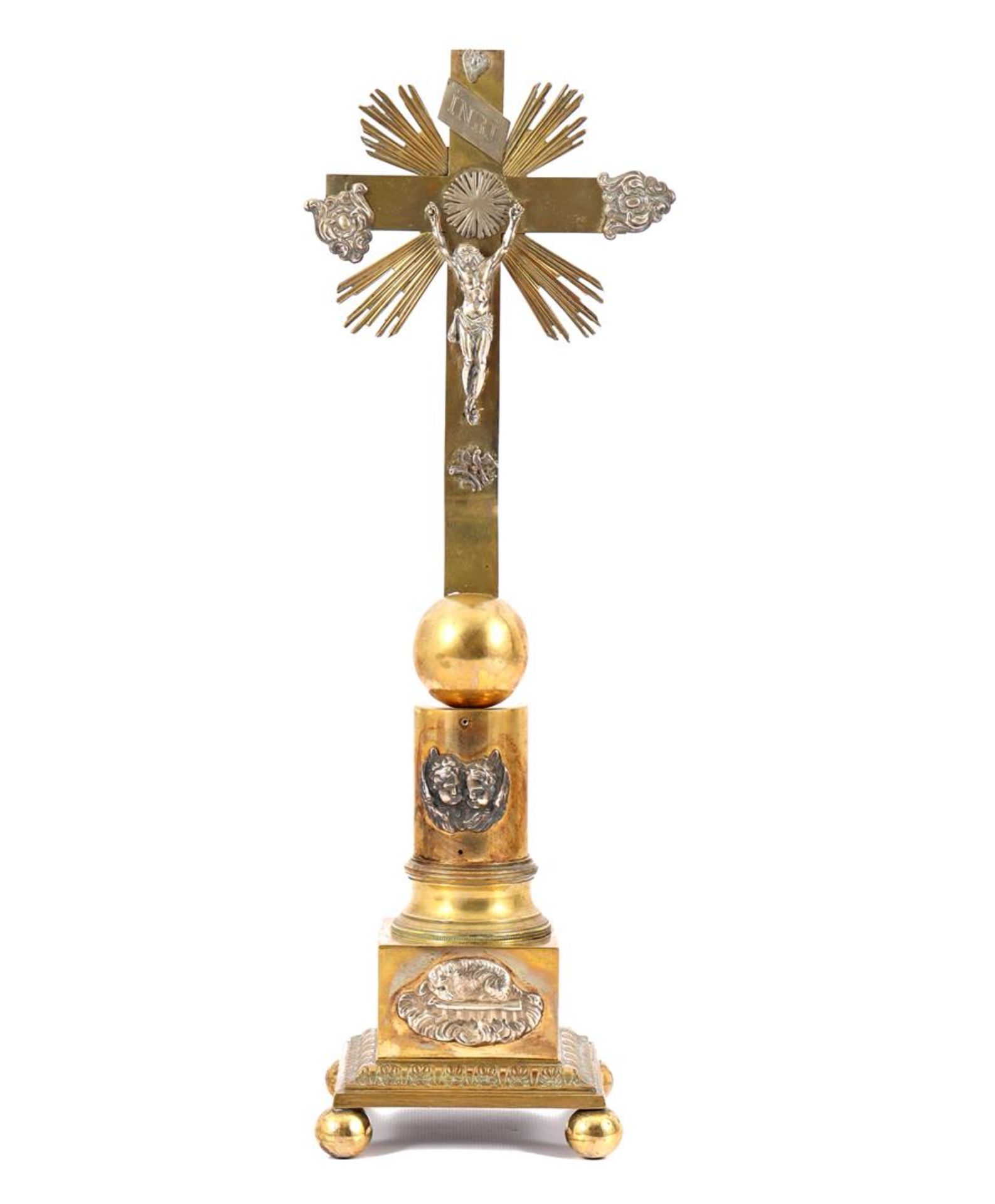 Brass crucifix