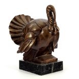 After Francois Pompon, Art Deco style bronze statue