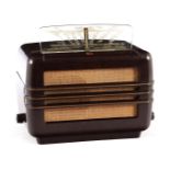 Philips radio in bakelite case