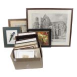 Box with various etchings including van Roodenburg
