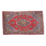 Hand-knotted woolen rug