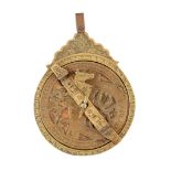 Late 19th century brass planispheric astrolabe