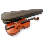 Violin in case marked Marco Minnozzi