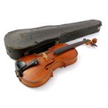 Violin in case marked Copy of Maggini