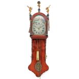 Frisian tail clock with painted dial