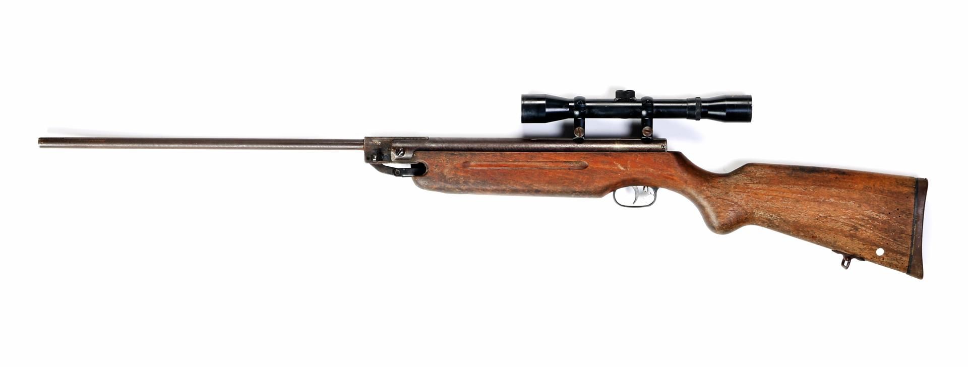 Weihrauch wind rifle with visor