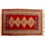 Bochara hang-knotted wool carpet