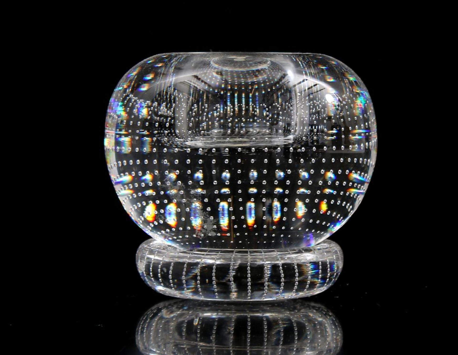 Anna Elisabeth Gunilla Carlgren (1960-) Design Anna Carlgren for Royal Leerdam, glass spiked ball ca