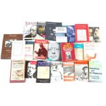 Box of books about the composer Igor Stravinsky