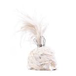 Feather hat with white plume