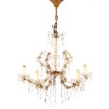 Crystal 5-light chandelier