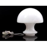 Opaline glass mushroom model table table lamp