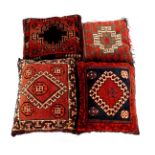4 hand-knotted pillows
