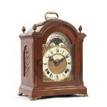 Smith table clock in walnut case