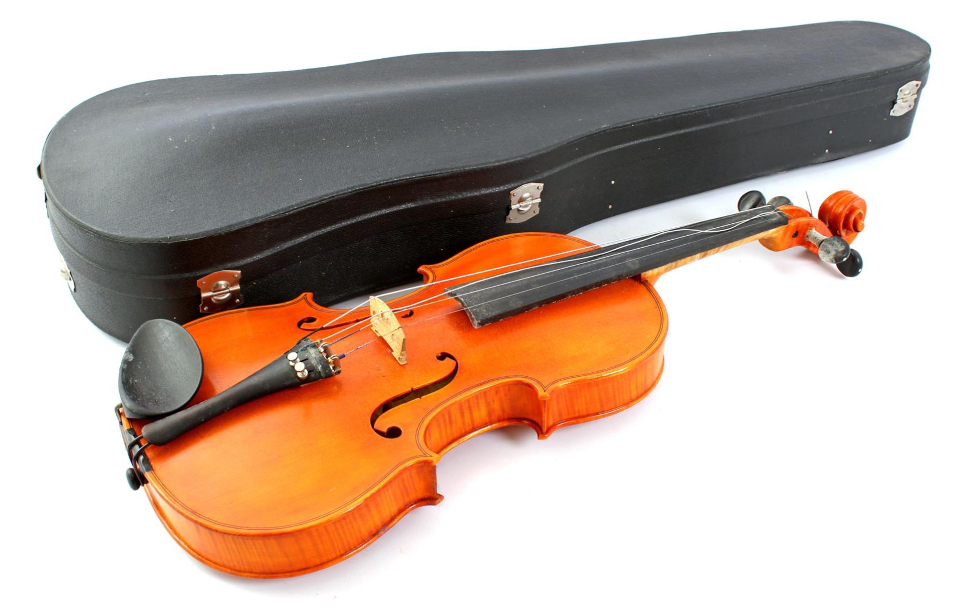 Violin in case marked Mathias Heinicke