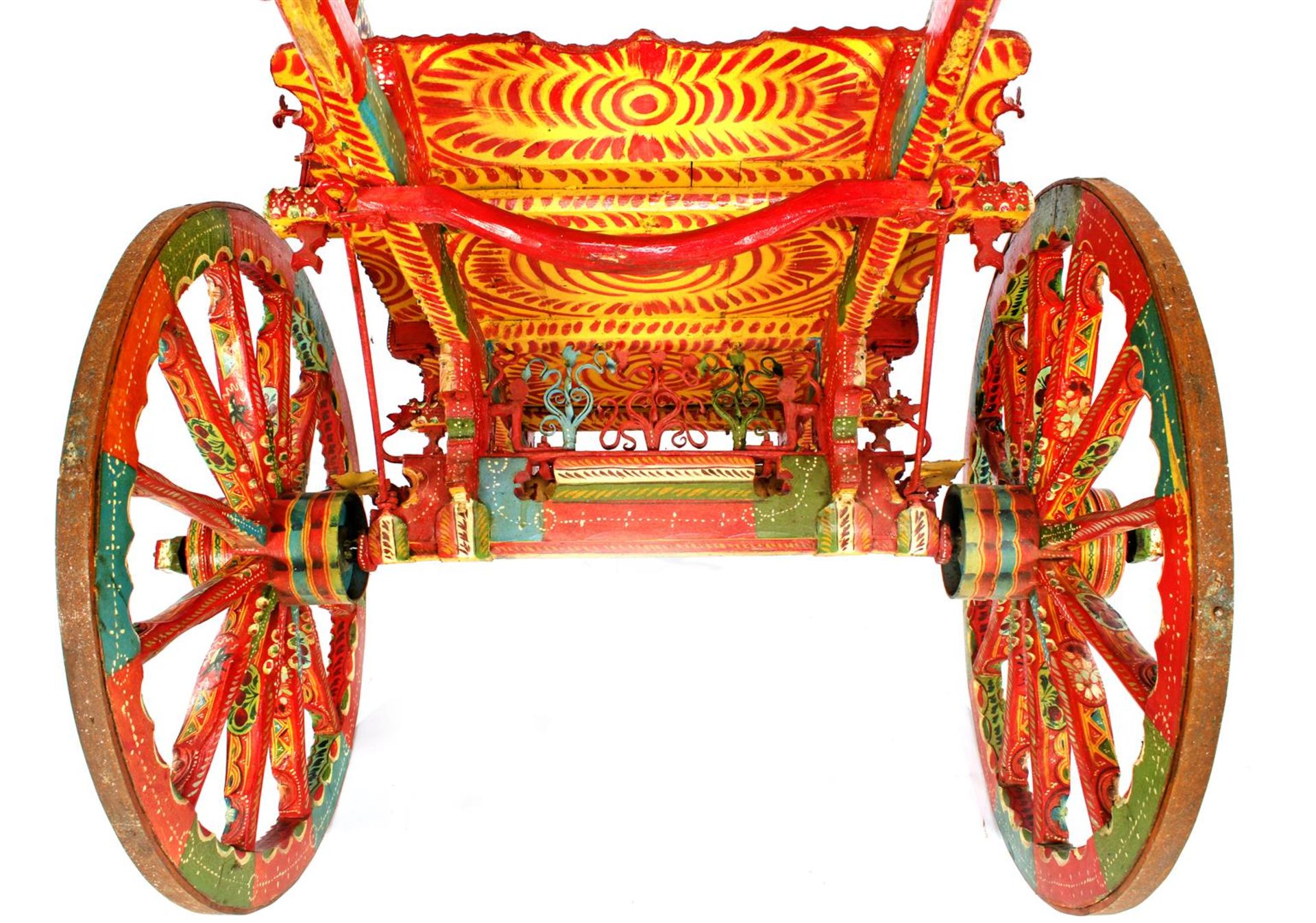 Original donkey cart with very nice stitching and beautiful painting - Bild 3 aus 9