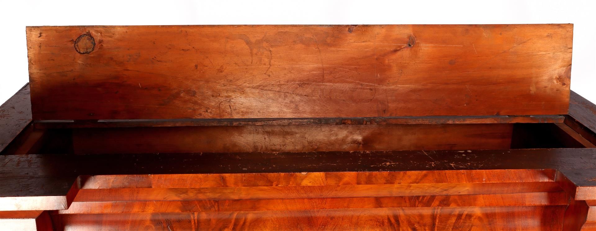 Mahogany veneer 3-part Scottish chest of drawers - Bild 2 aus 2