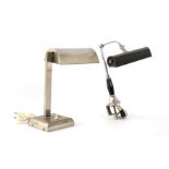 Metal desk lamp and Lariolux metal desk clamp