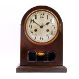 Junghans table clock in copper case