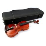 Violin in case, not marked