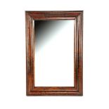 Mirror in a 19th century rosewood veneer frame