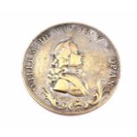Bronze calendar medal Willem V 1767