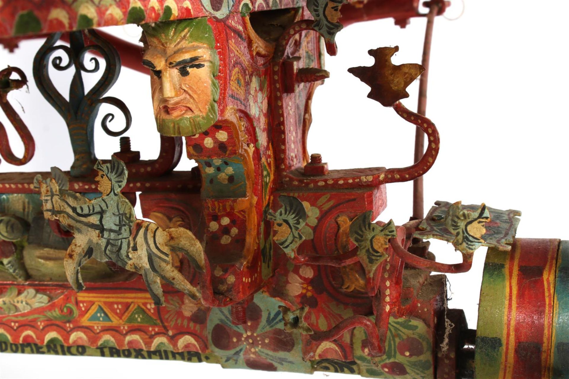 Original donkey cart with very nice stitching and beautiful painting - Bild 6 aus 9