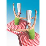 Lunch with two dancers in the Introdans dance canteen