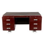 Ahrend / Oda brown metal desk