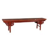 Chinese wooden bench