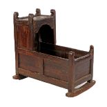 Antique rocking cradle