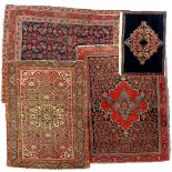 4 hand-knotted wool carpets