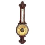 M & S English barometer in oak case